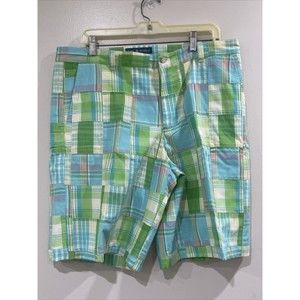 Cape Madras Women’s Plaid, Pastel shorts, size 12. Like new.